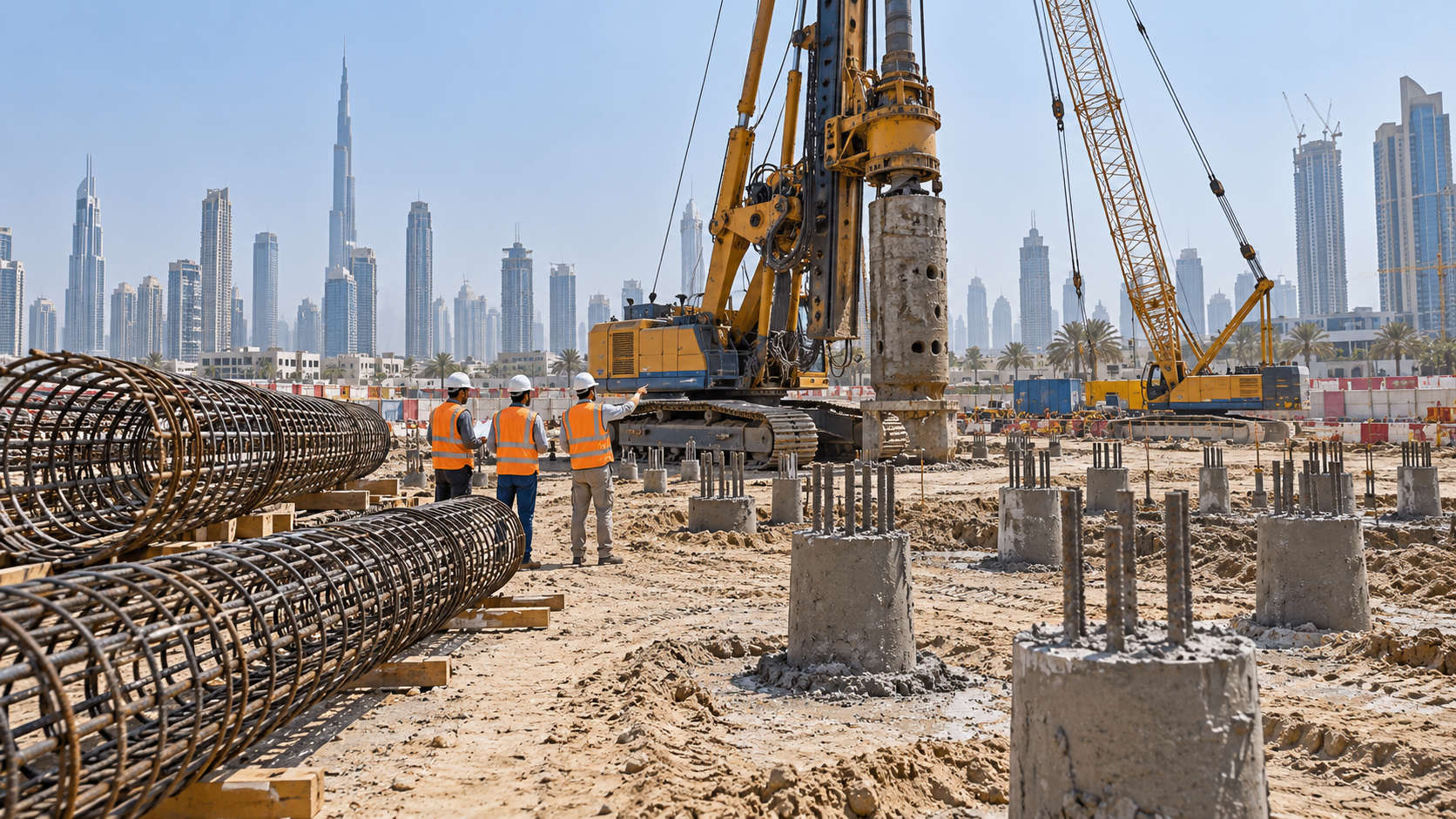 AI-generated conceptual visualization of RALS AL BARSHA work type; not a site record.
