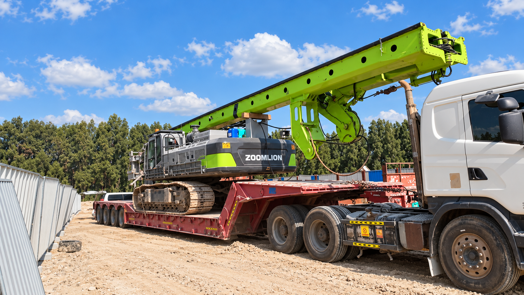 Specialist plant and site logistics / detail view