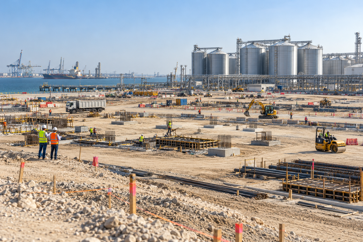Conceptual view: industrial development