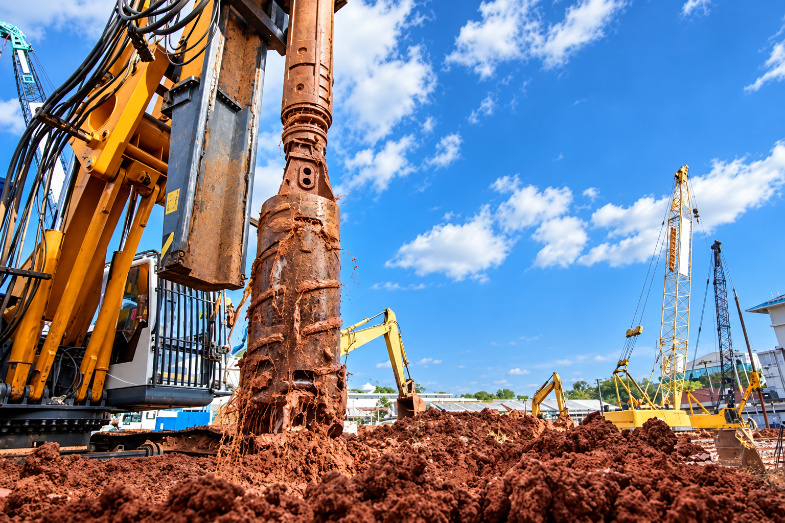 Rotary drilling operations / detail view
