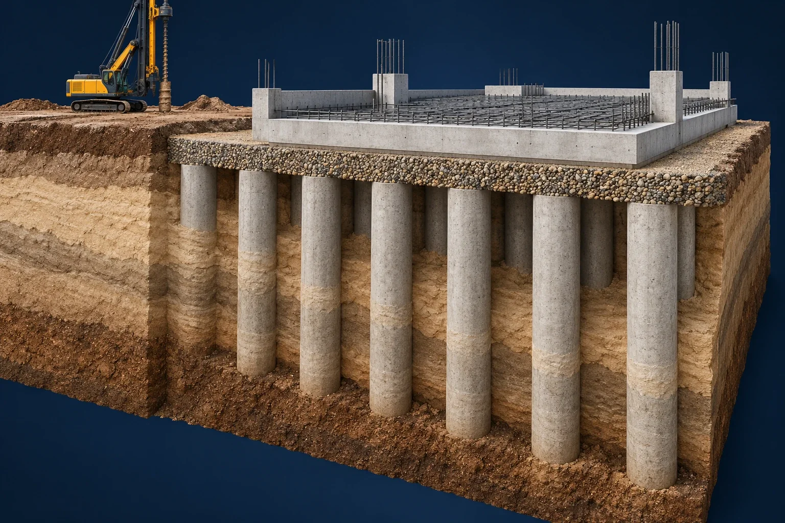 Controlled modulus columns (CMC) — installation and ground treatment overview