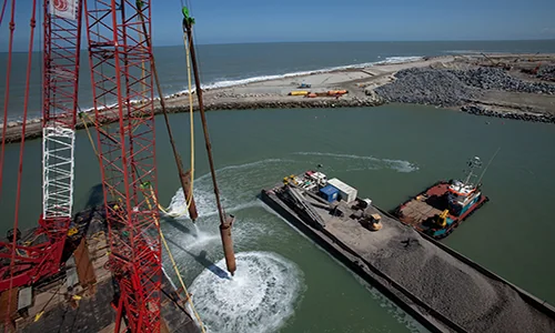 Offshore stone columns — installation and ground treatment overview