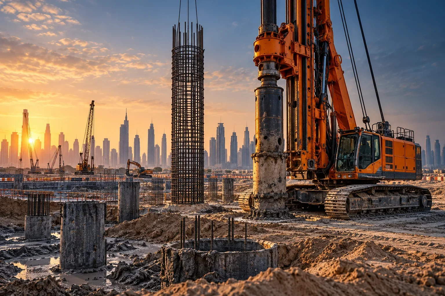 Bored piles — installation and ground treatment overview