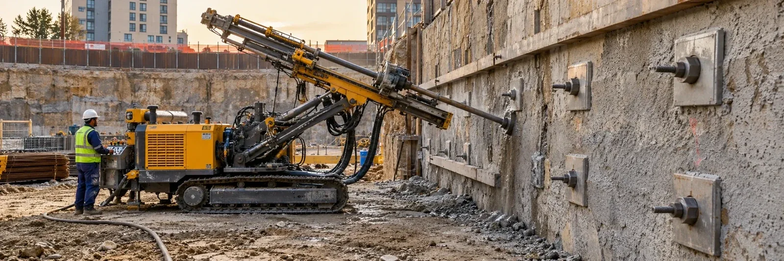 Ground anchors & soil nailing — installation and ground treatment overview