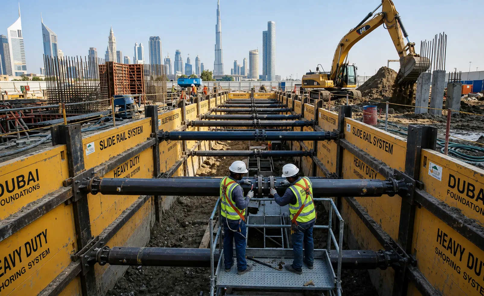 Services slide rail & strut systems